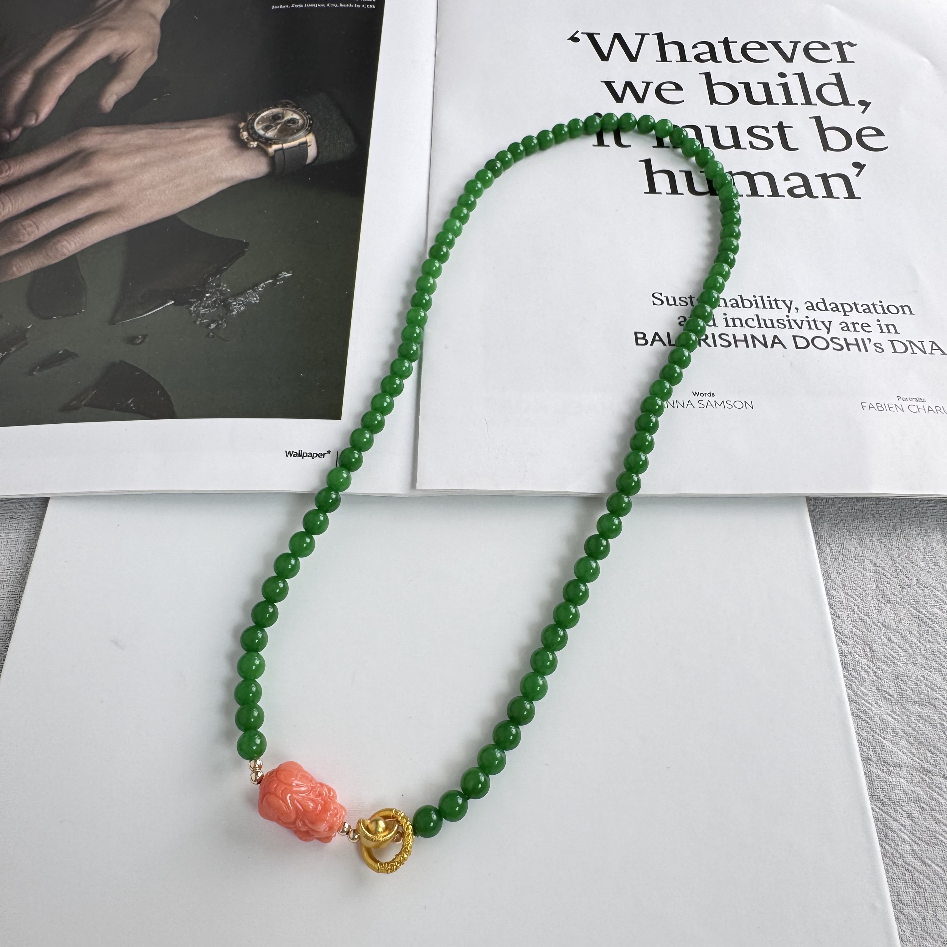 高定珠宝翡翠项链6+HF3091S