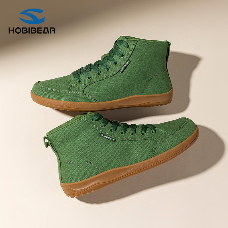 HOBIBEAR男鞋高帮宽头秋季时尚休闲训练健身潮流百搭鞋