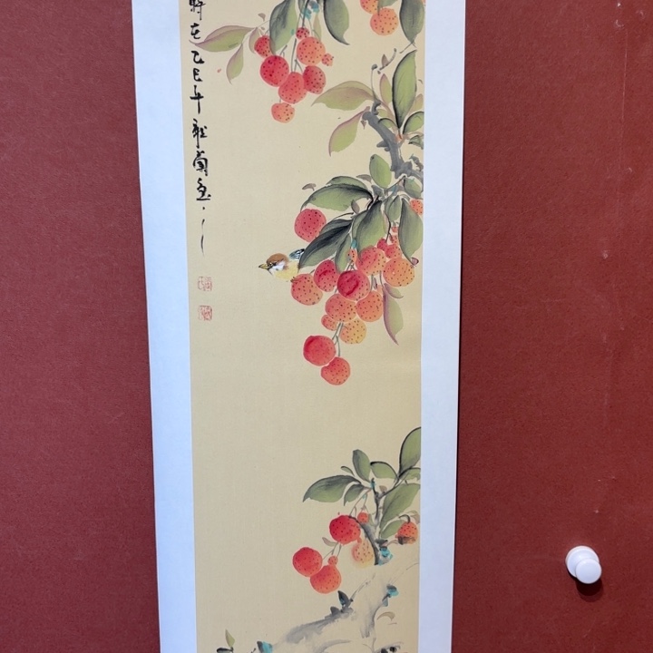 国画听兰老师花鸟