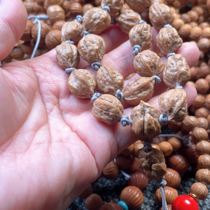猴头核桃手串1.4异形蛤蟆头