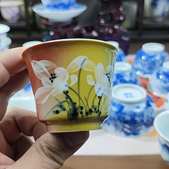 景德镇手工手绘陶瓷杯子