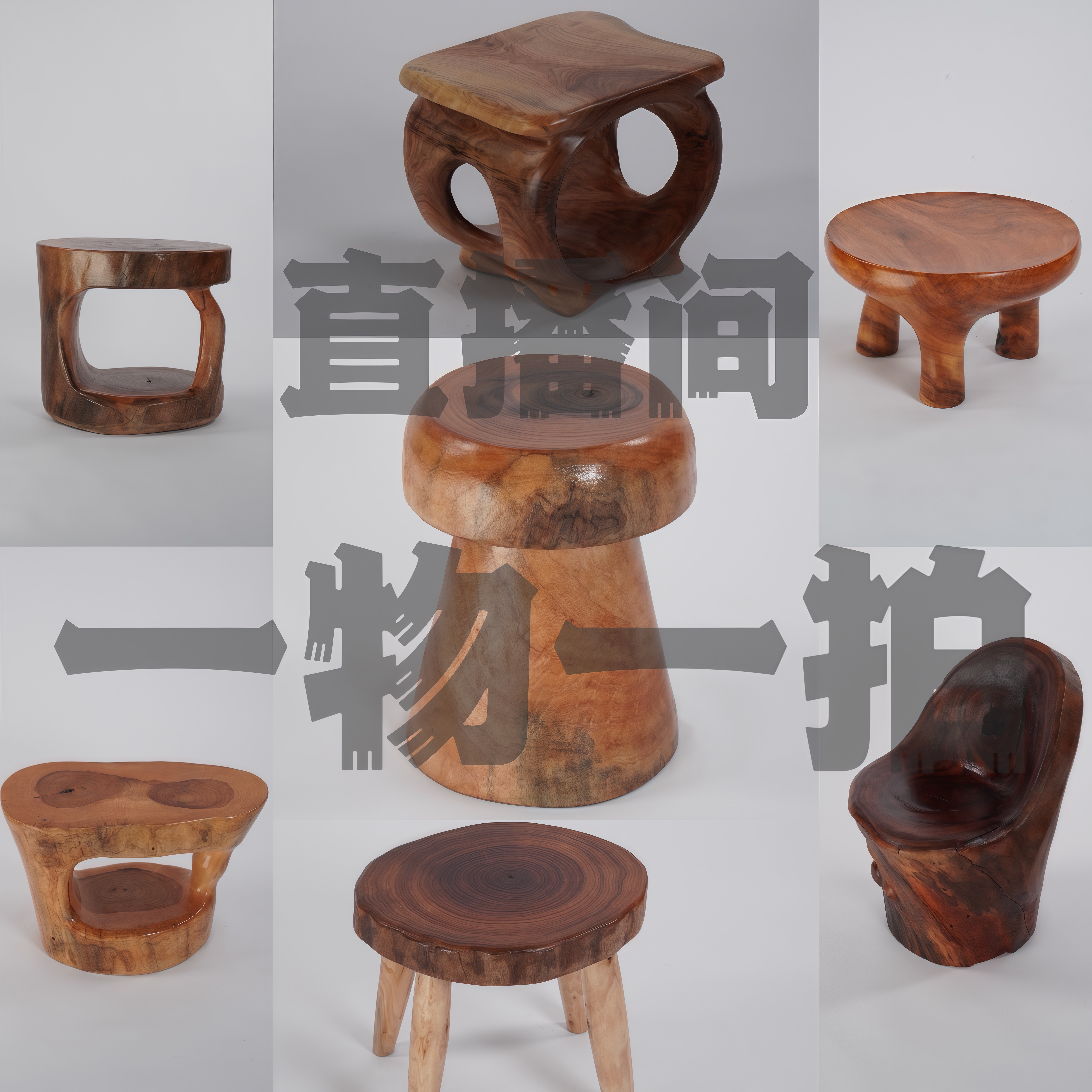 小凳子家用矮凳换鞋凳根雕艺术凳子