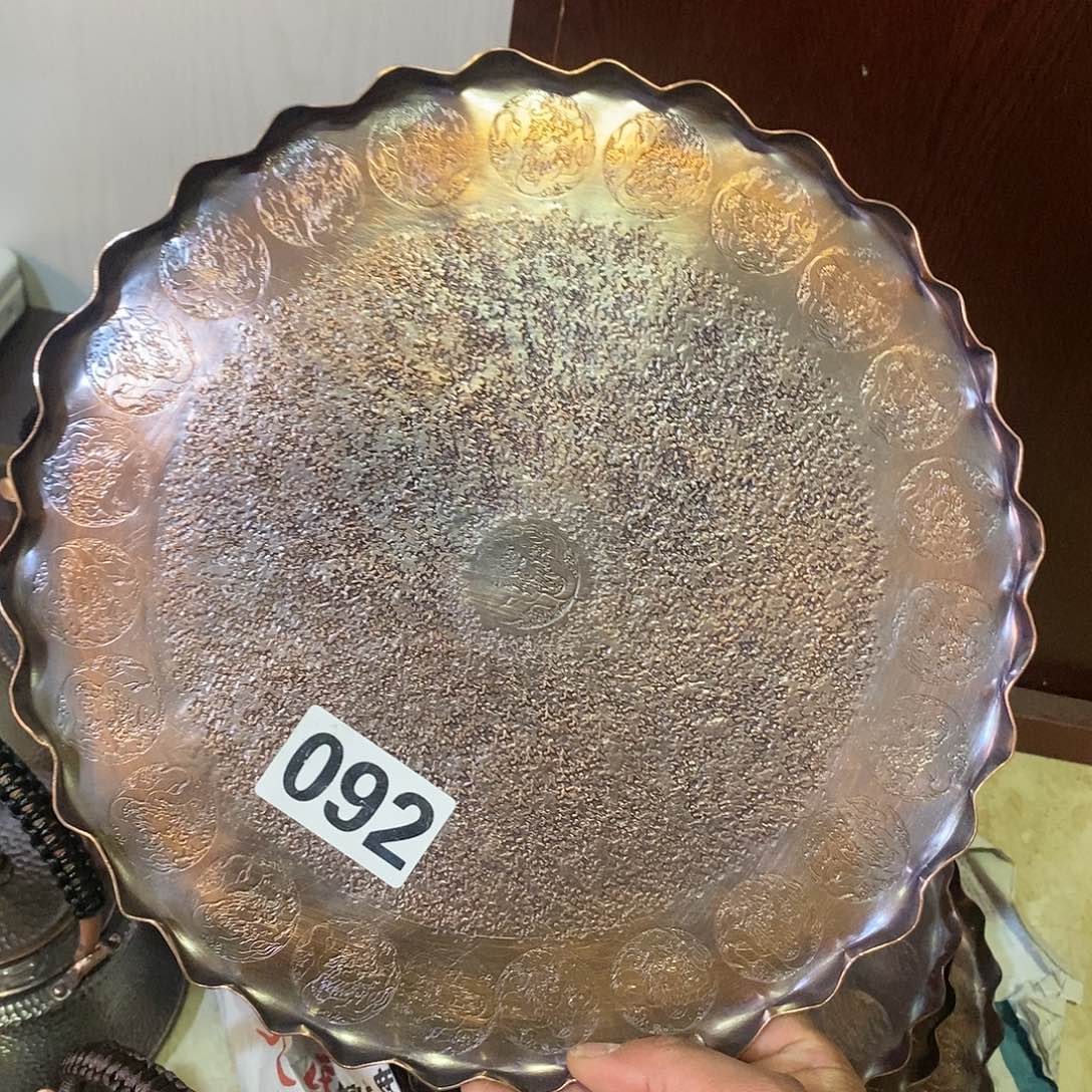 铜pan'zi手工锻打工艺30