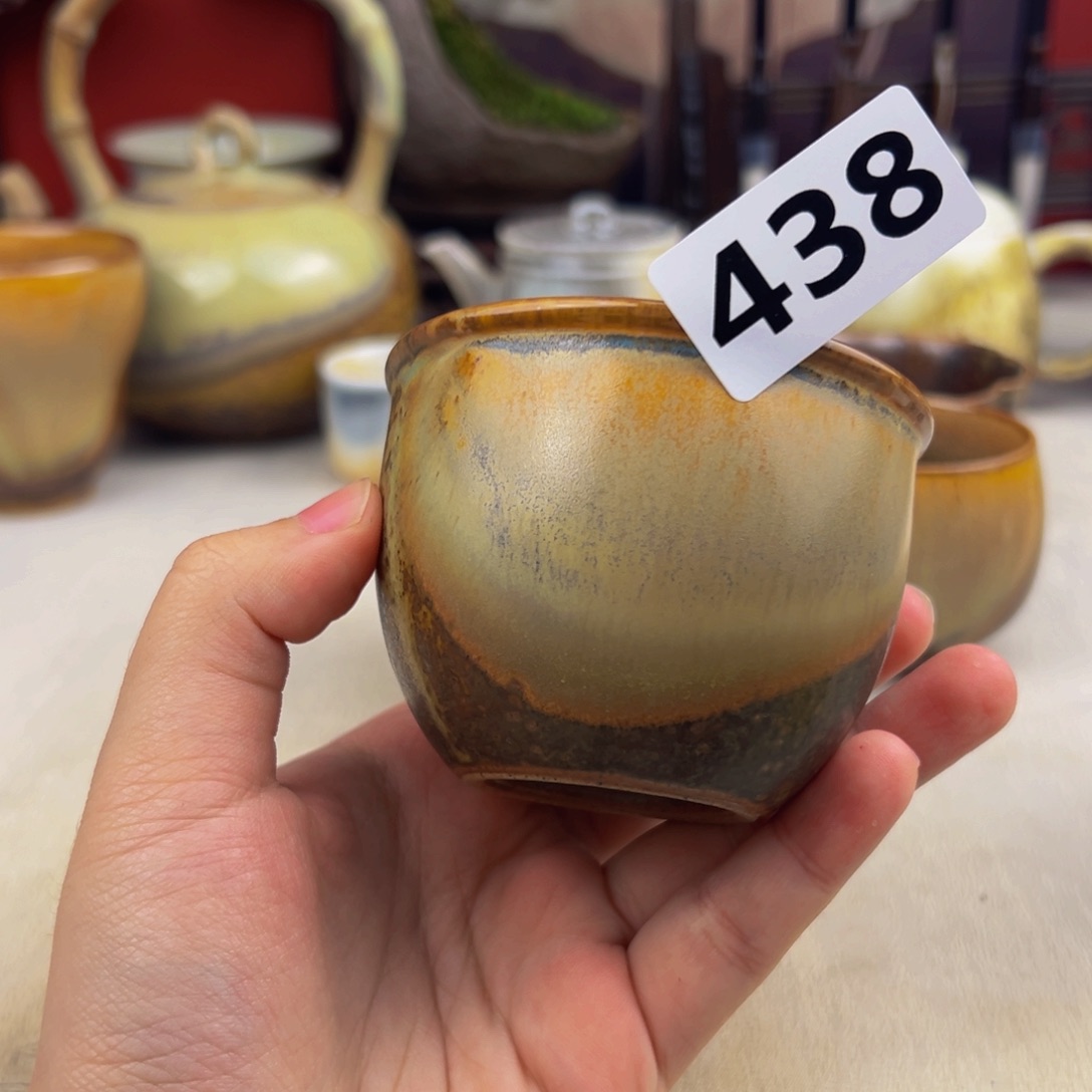 杯纯手工柴烧主人杯