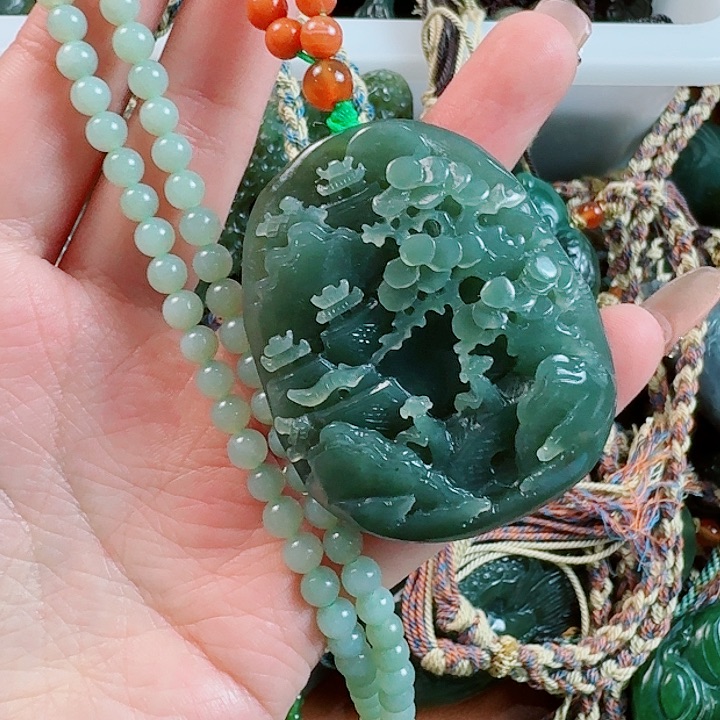 和田玉挂件未镶嵌