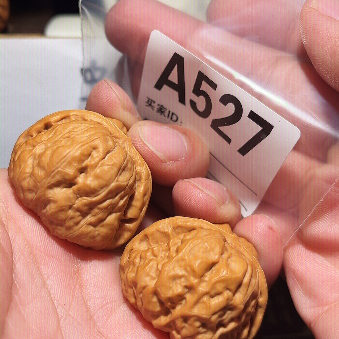 文玩核桃把件40蛤蟆头