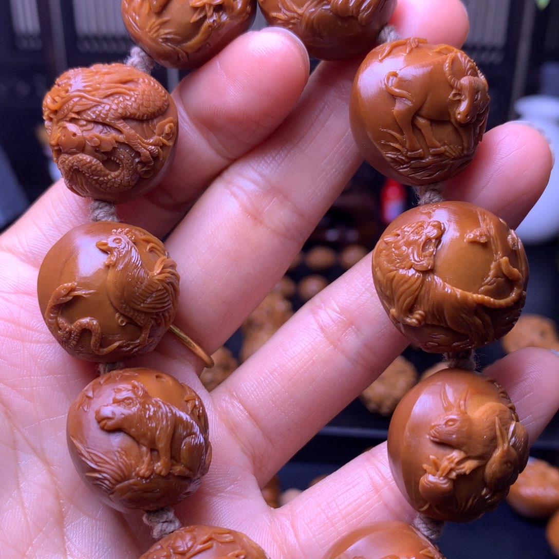 橄榄核手串/手链十二生肖