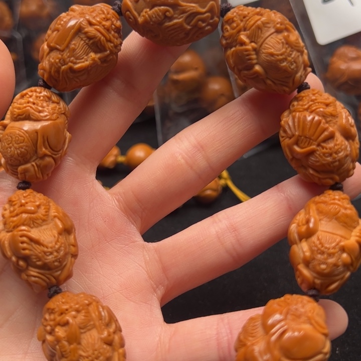 橄榄核吊坠19钟馗