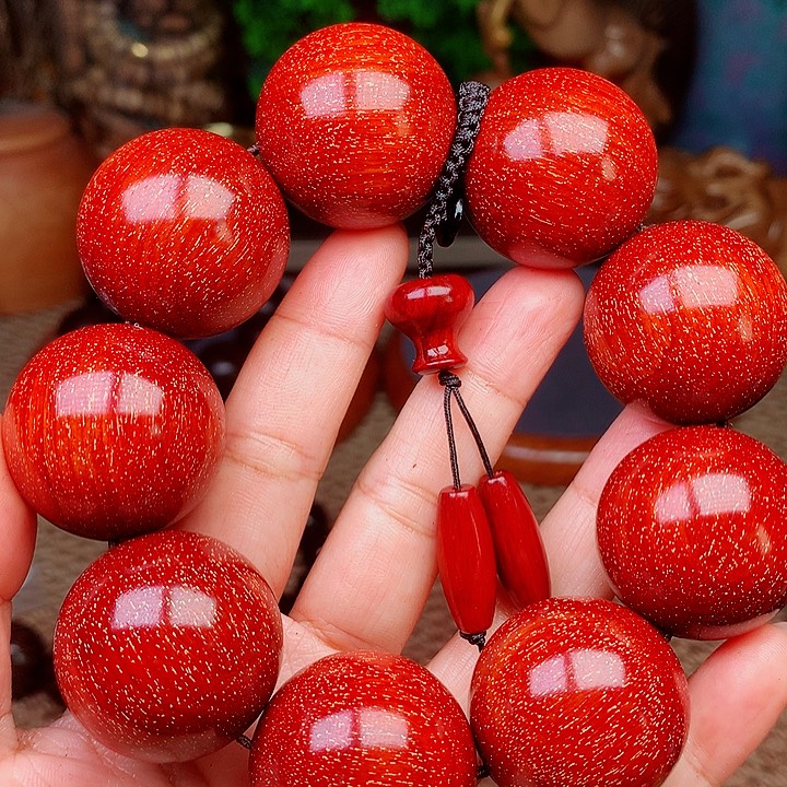 檀香紫檀（小叶紫檀）桃3.0红