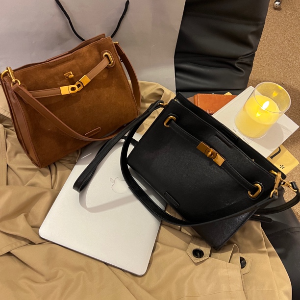 【心动芝加哥】高级感植鞣皮凯莉包女新款大容量通勤腋下斜