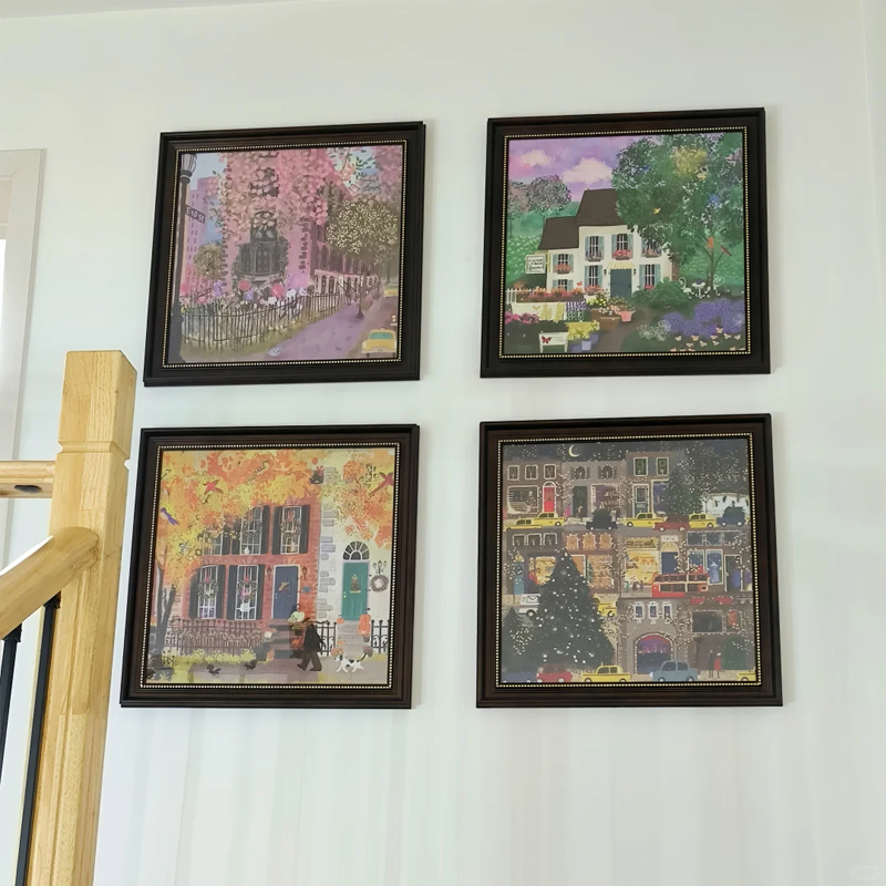 【官方补贴】正品冬灯拼图春夏秋冬送相框圣诞节日之夜男女生日礼物