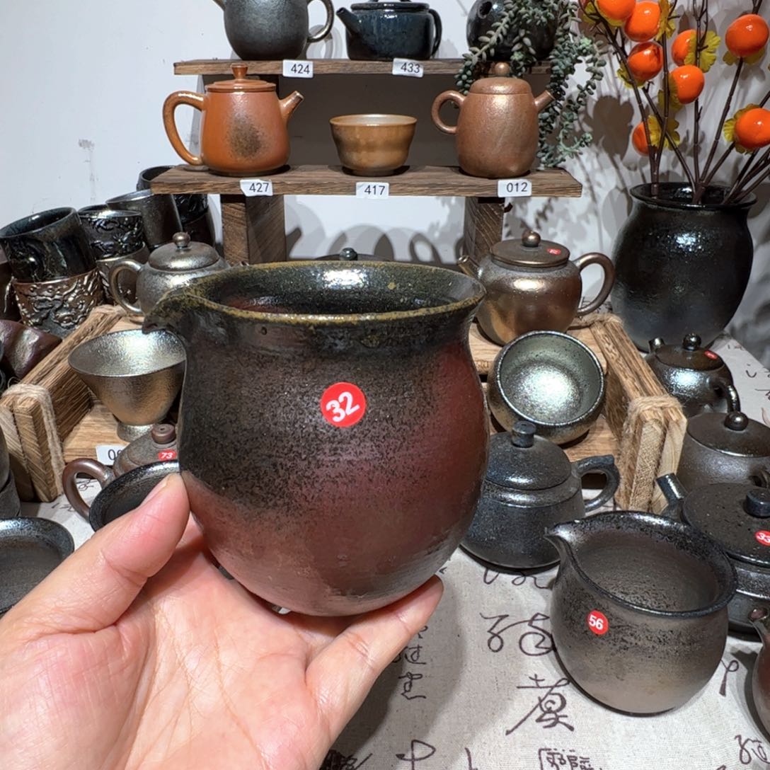 壶练****友建水紫陶紫泥柴烧杯
