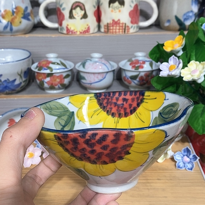 禾泥陶器手工手绘