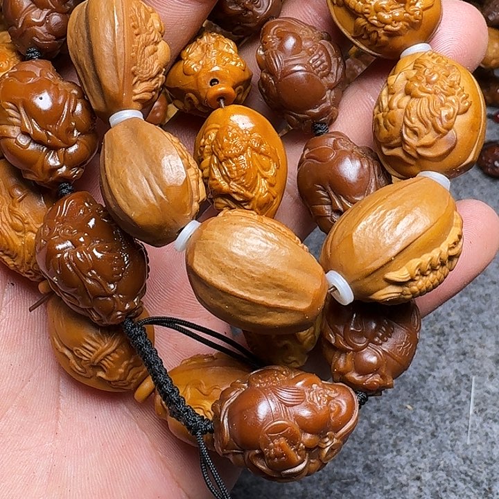 橄榄核手串我的小