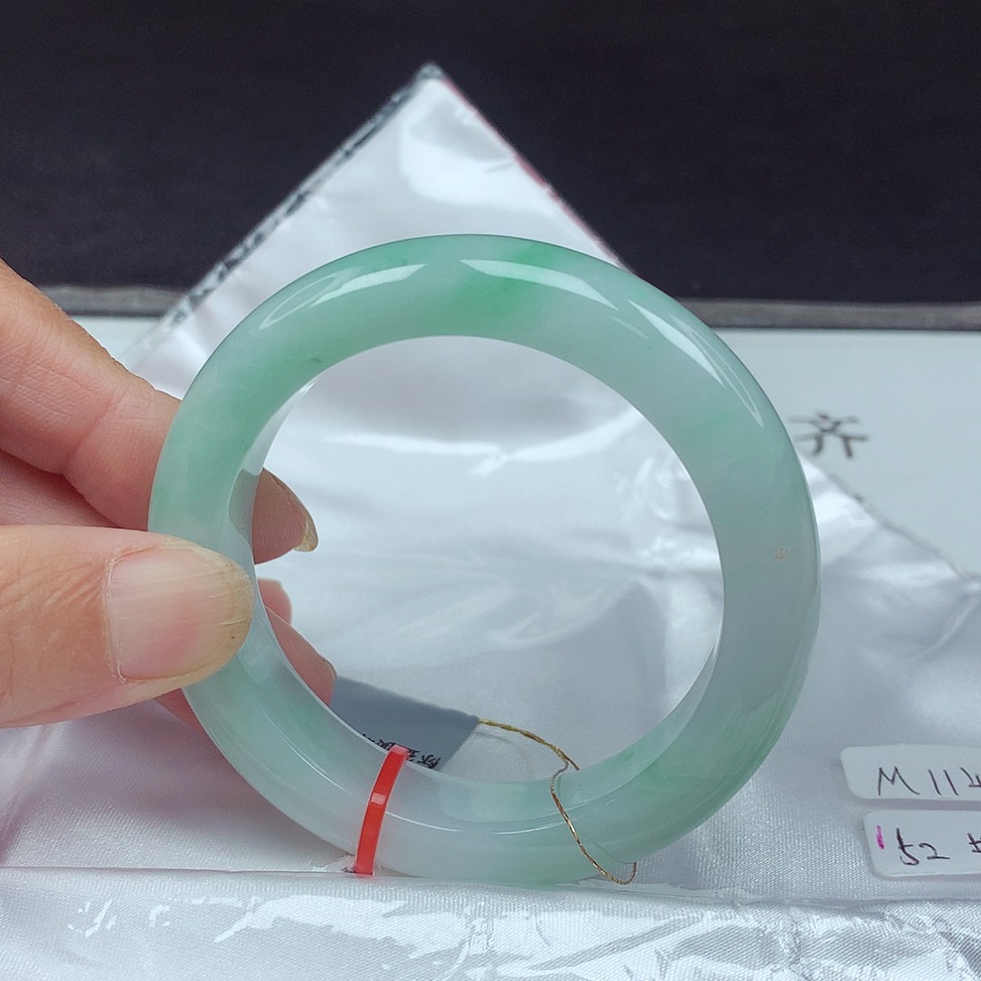 未镶嵌手镯翡翠52圈4853