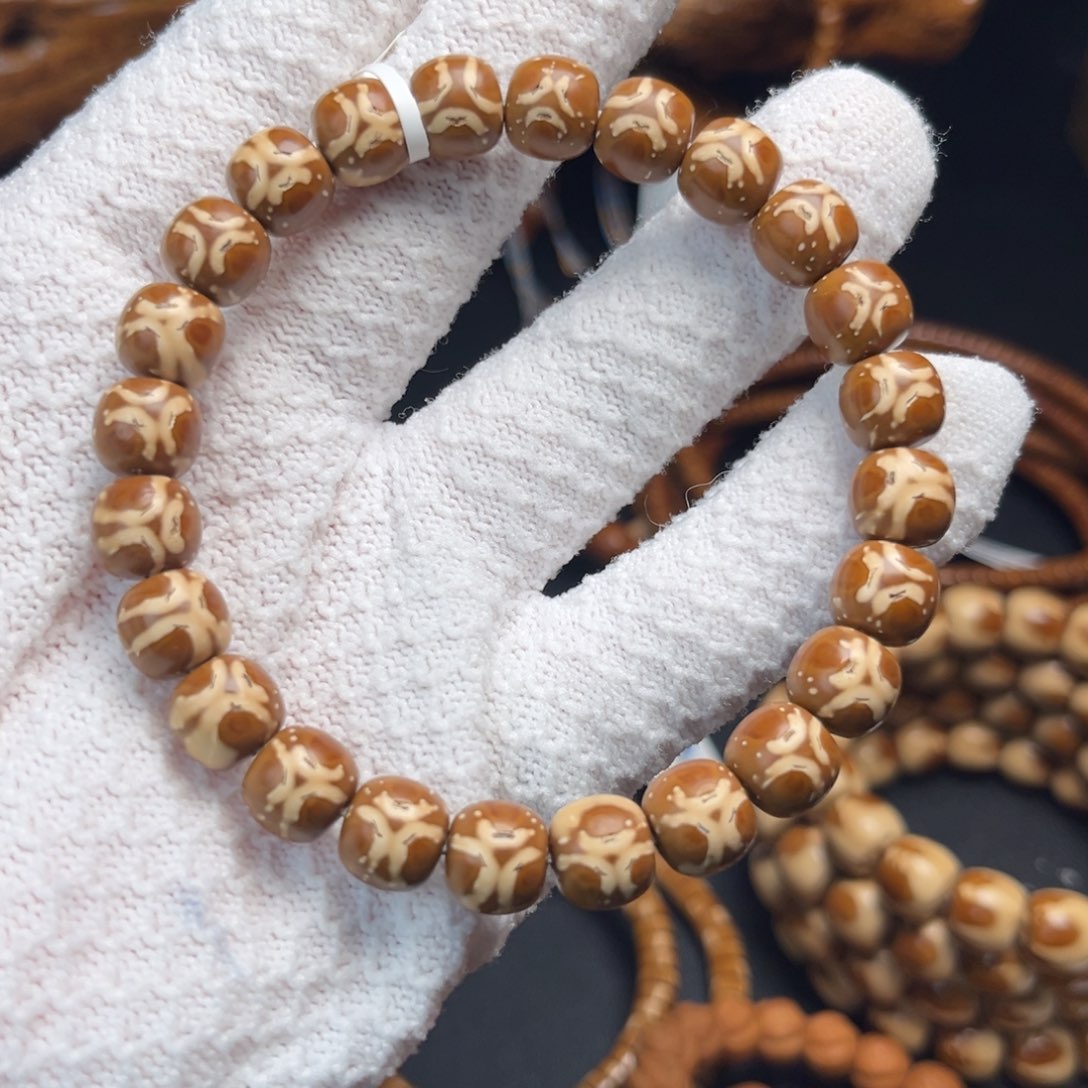 暖***꧔手串紫金鼠实心花脸9.9