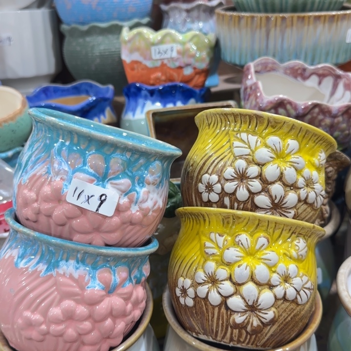 凑9块包邮，多肉绿植花盆，有孔