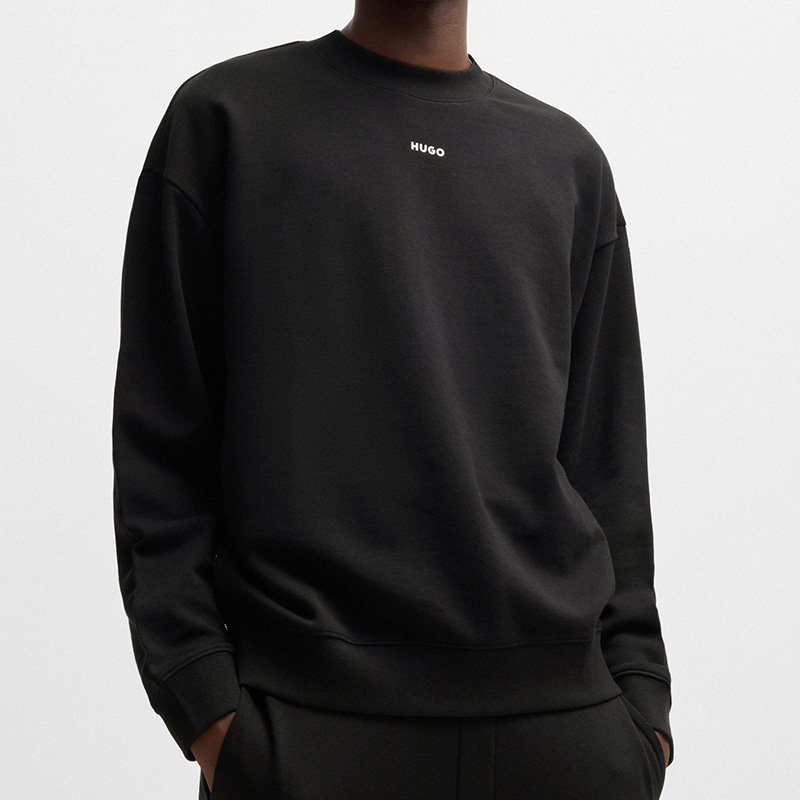 HugoBoss/雨果博斯男款圆领套头卫衣秋冬新款长袖休闲宽松百搭