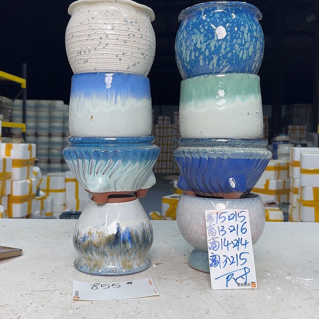 紫砂花盆云上花盆直播1225-855