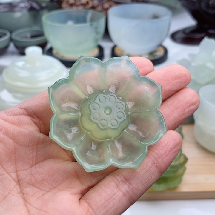 岫玉四大名玉香插未镶嵌水*记