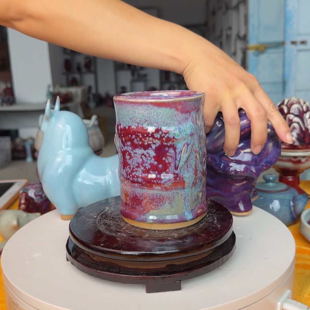 摆件郑家钧窑摆件