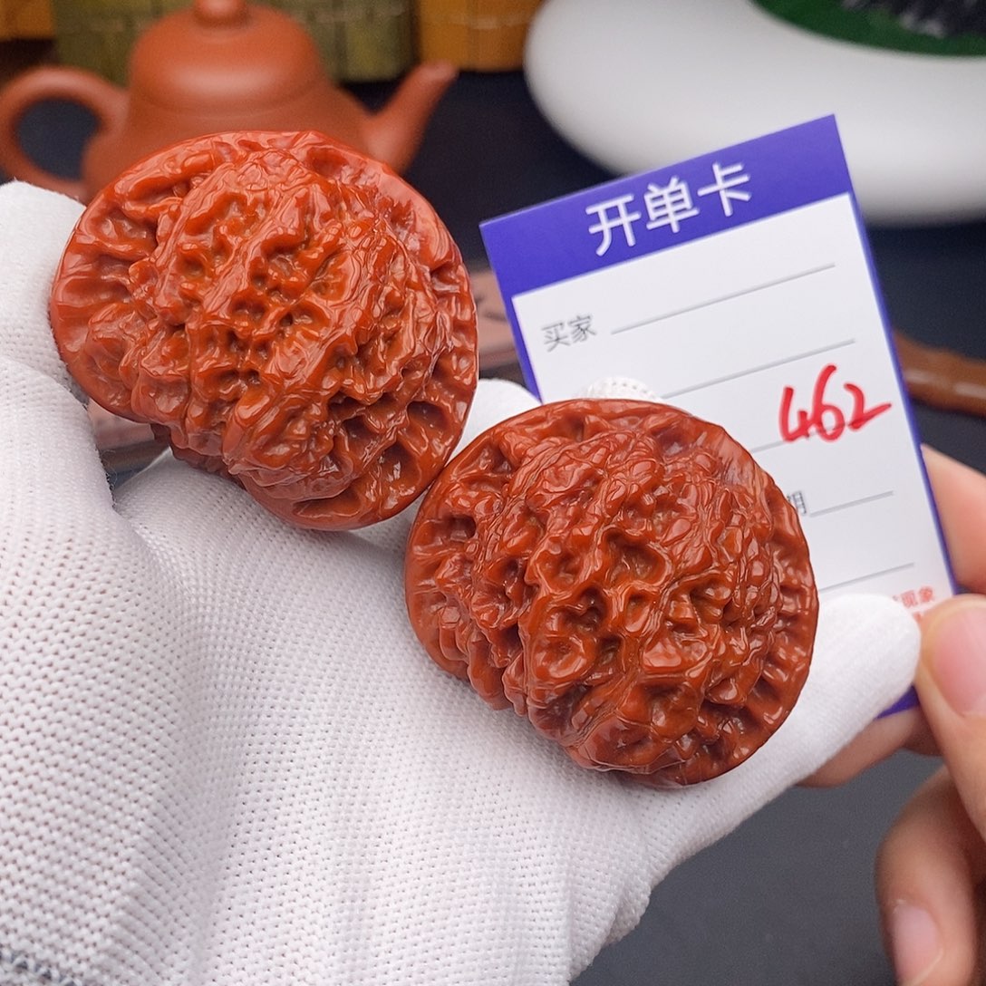 文玩核桃把件52官帽462