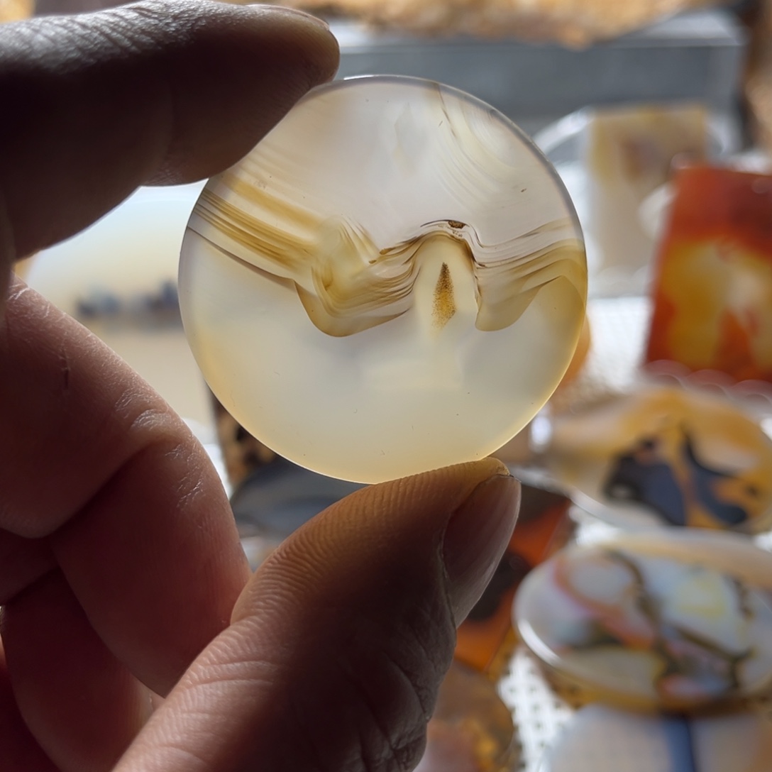 玛瑙/玉髓未镶嵌吊坠(不含链)