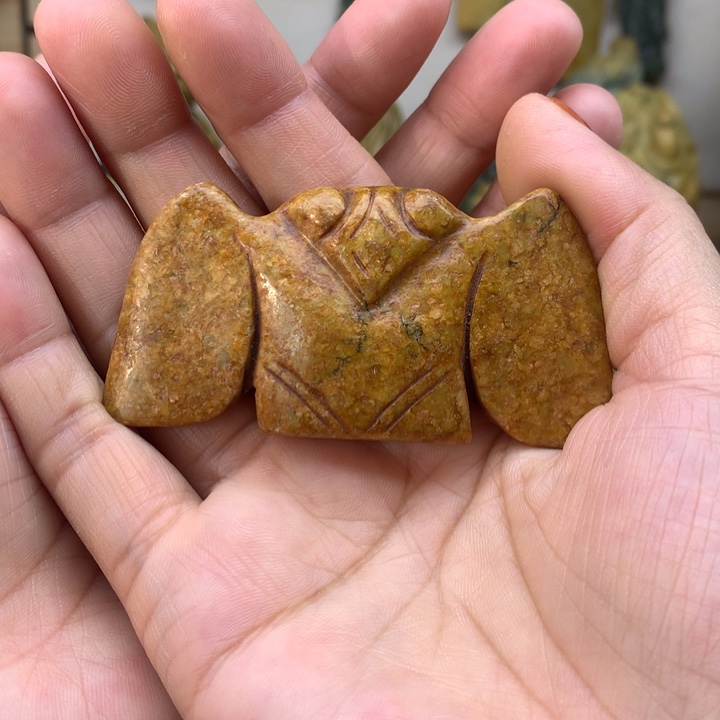 【闪购商品】岫岩河磨玉（透闪石质玉）吊坠未镶嵌