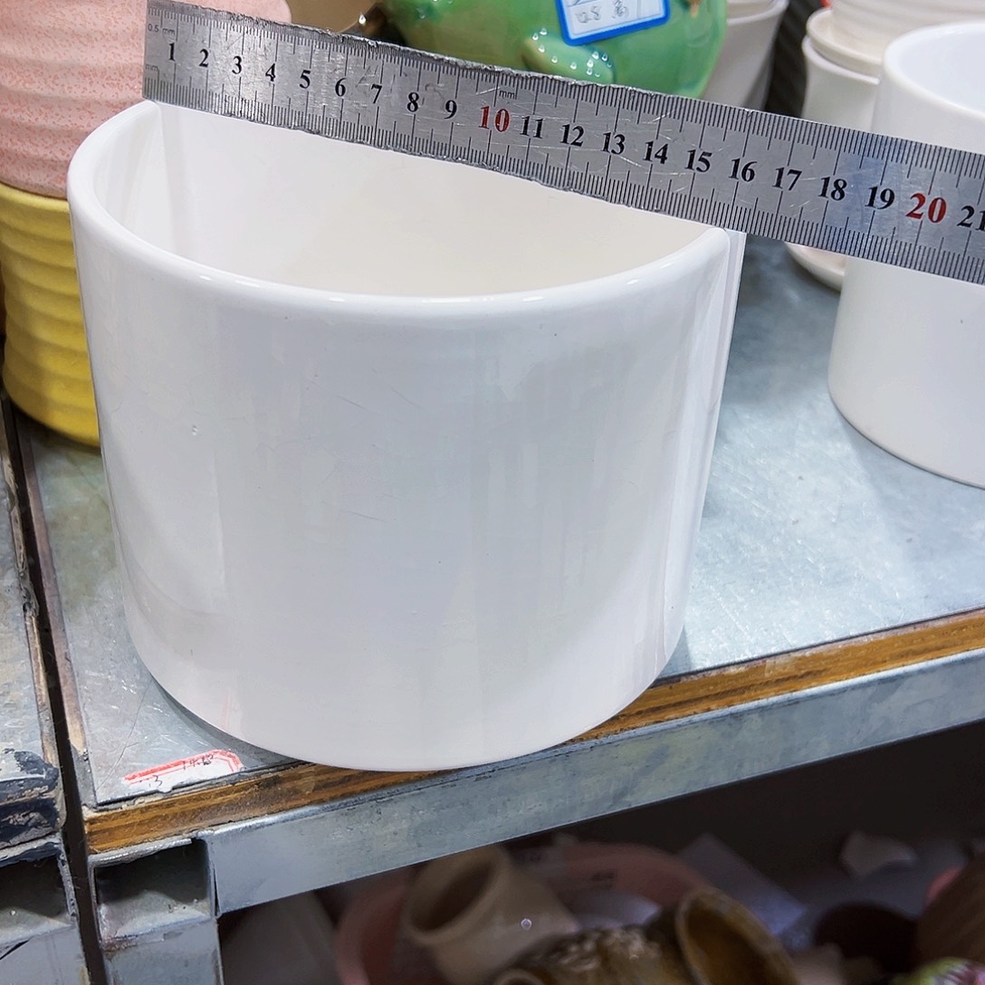 有孔，外贸尾单陶瓷花盆凑单10米包邮