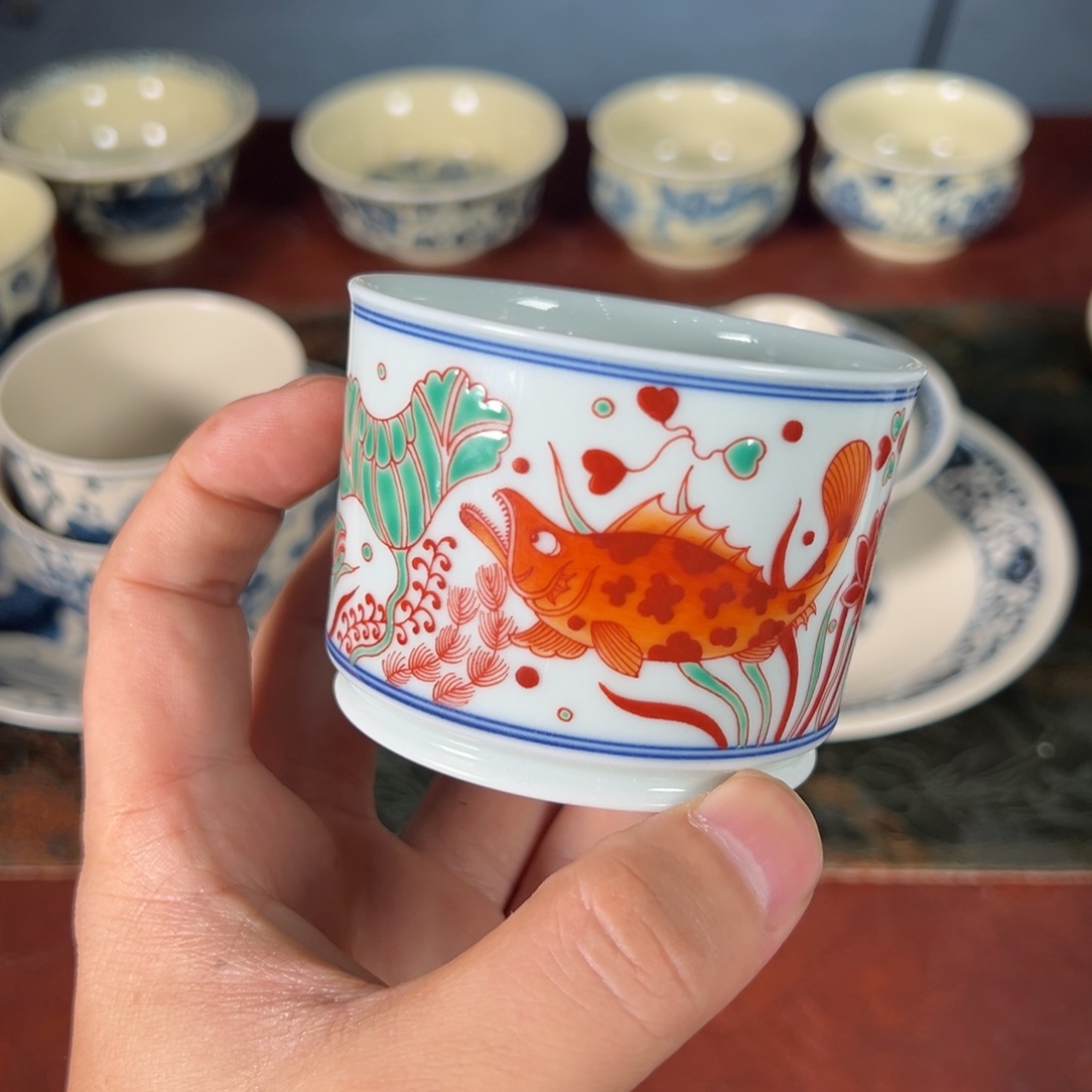 杯景德镇手绘陶瓷