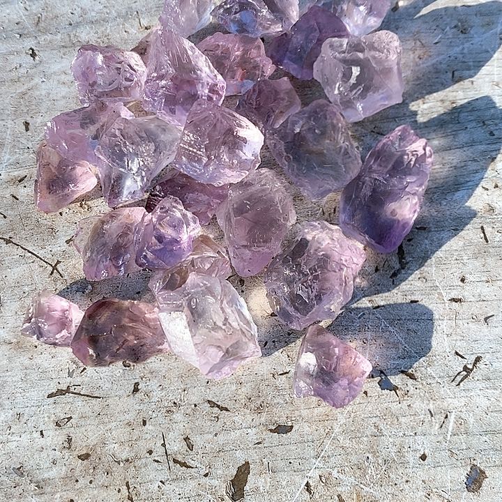 【闪购商品】紫晶珠宝半成品未镶嵌满***吖紫水晶