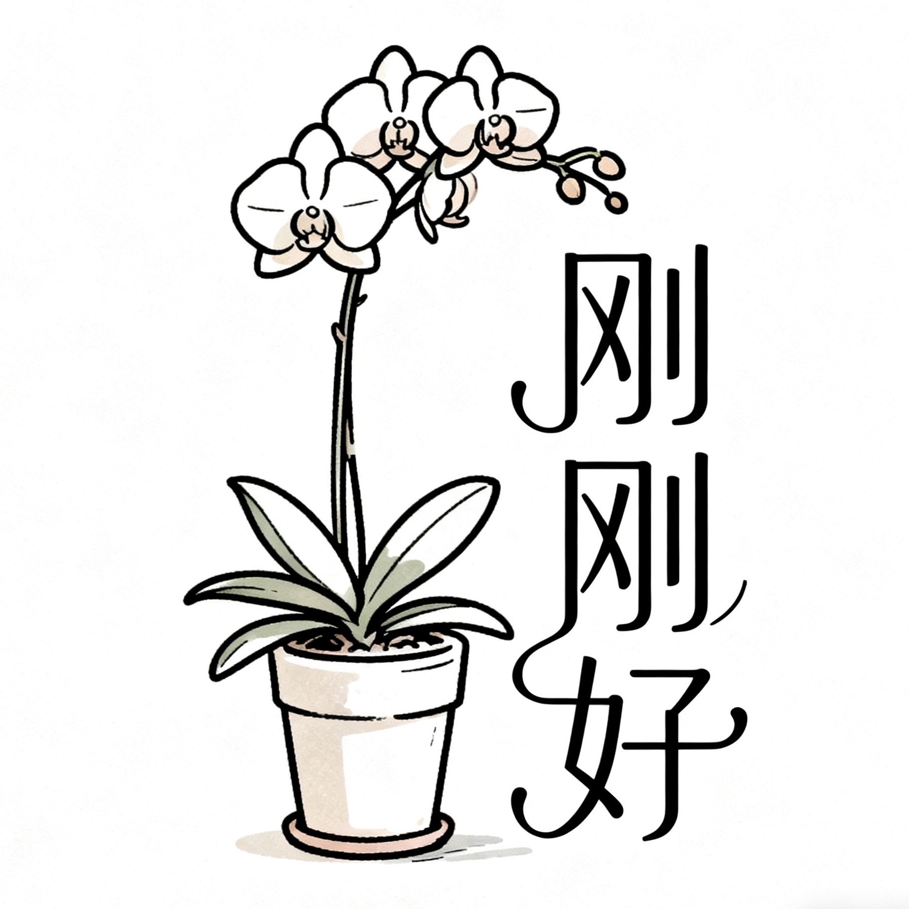 刚刚好蝴蝶兰（里窝娜带花）开花珠发货