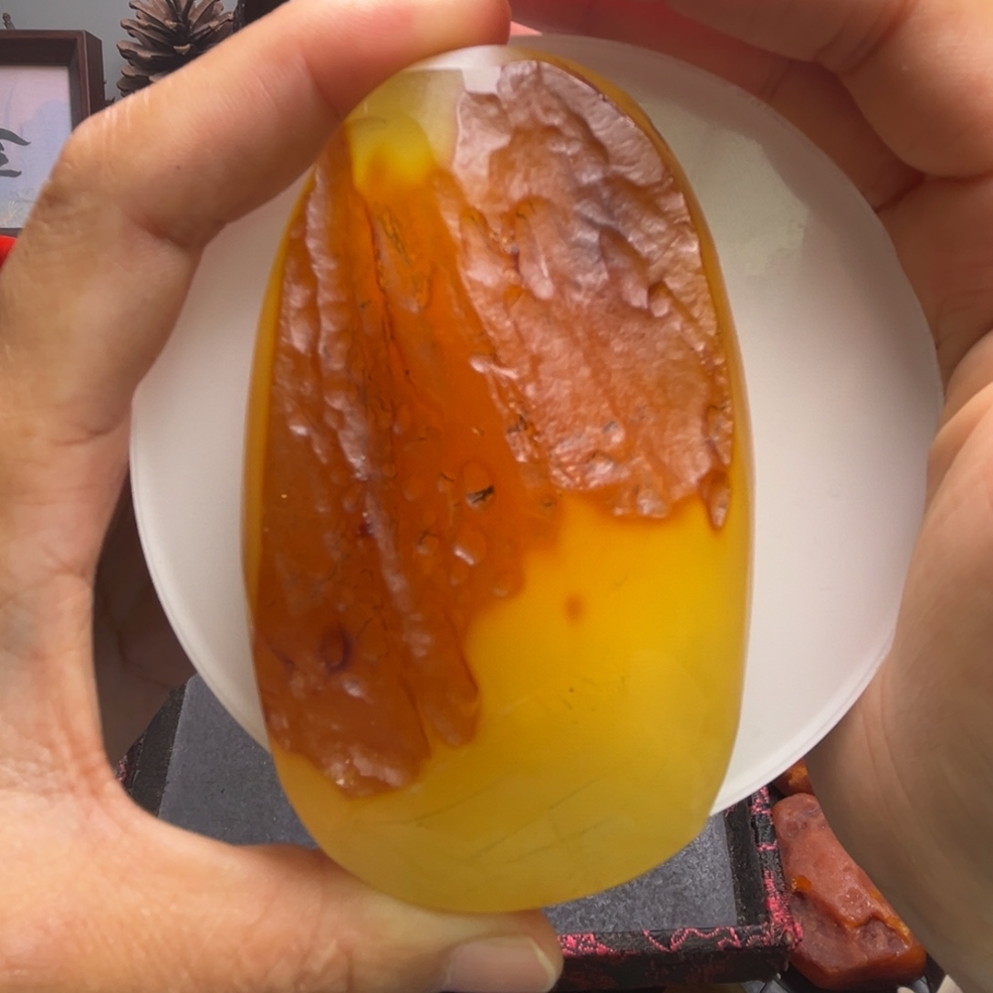 老***張定制琥珀未镶嵌琥珀蜜蜡原石定制