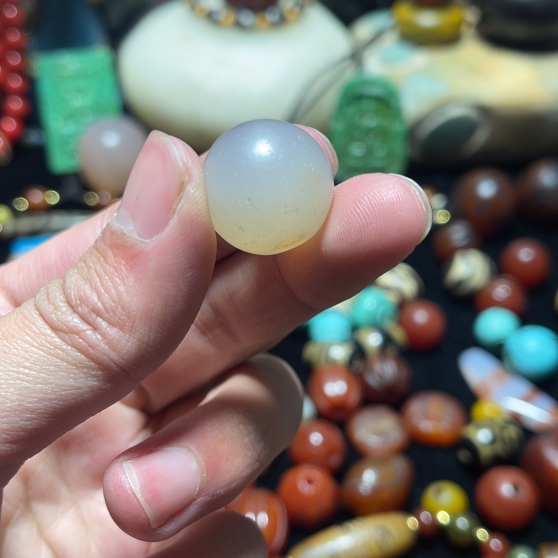 玛瑙/玉髓未镶嵌玛瑙单珠子