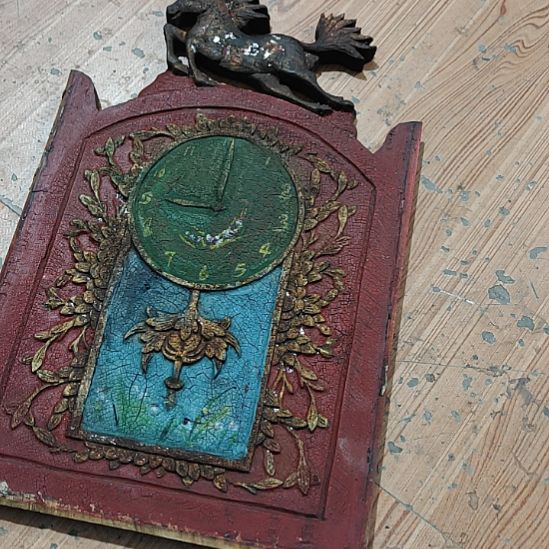 收***人绒质木雕花板，一物一拍，