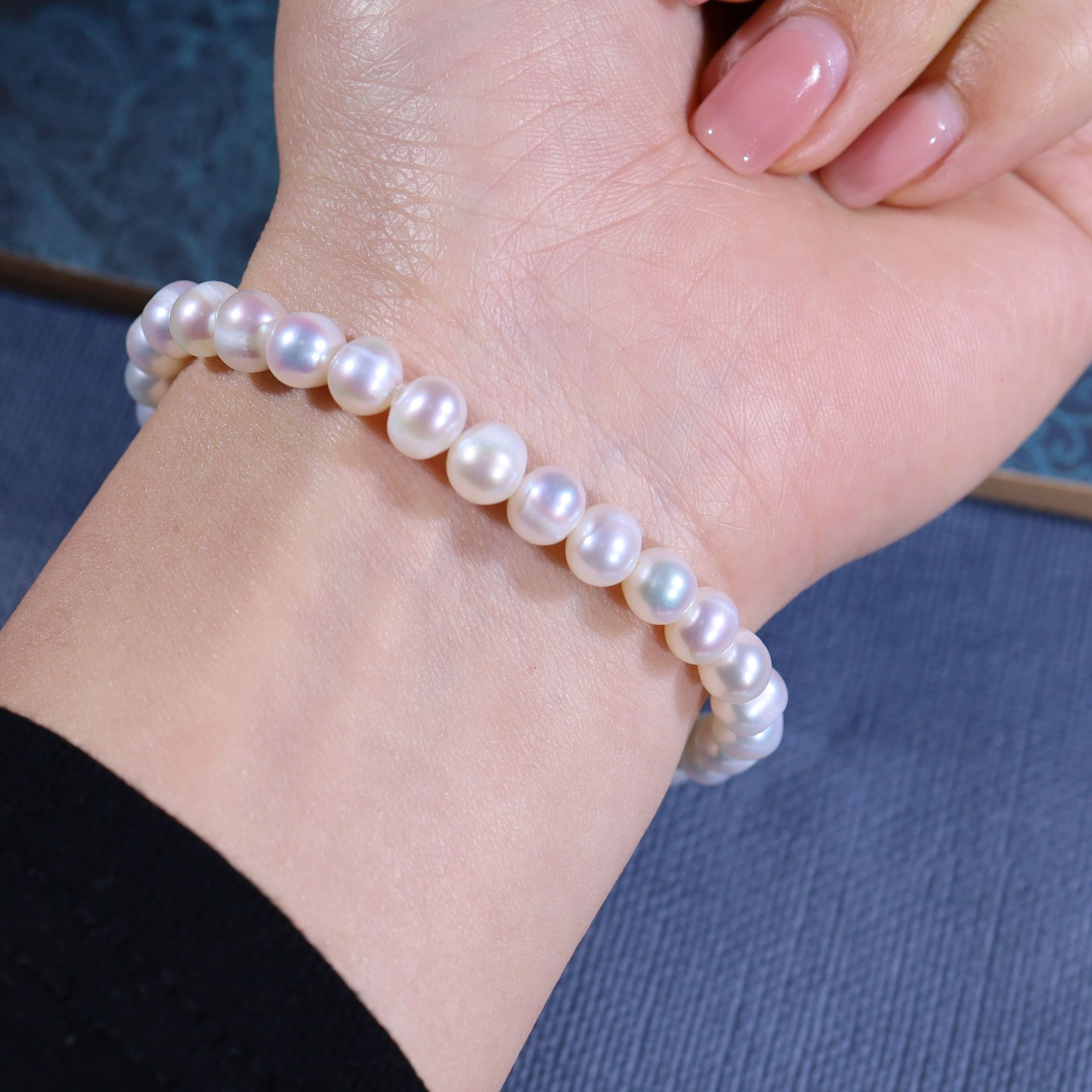 天然淡水珍珠手串