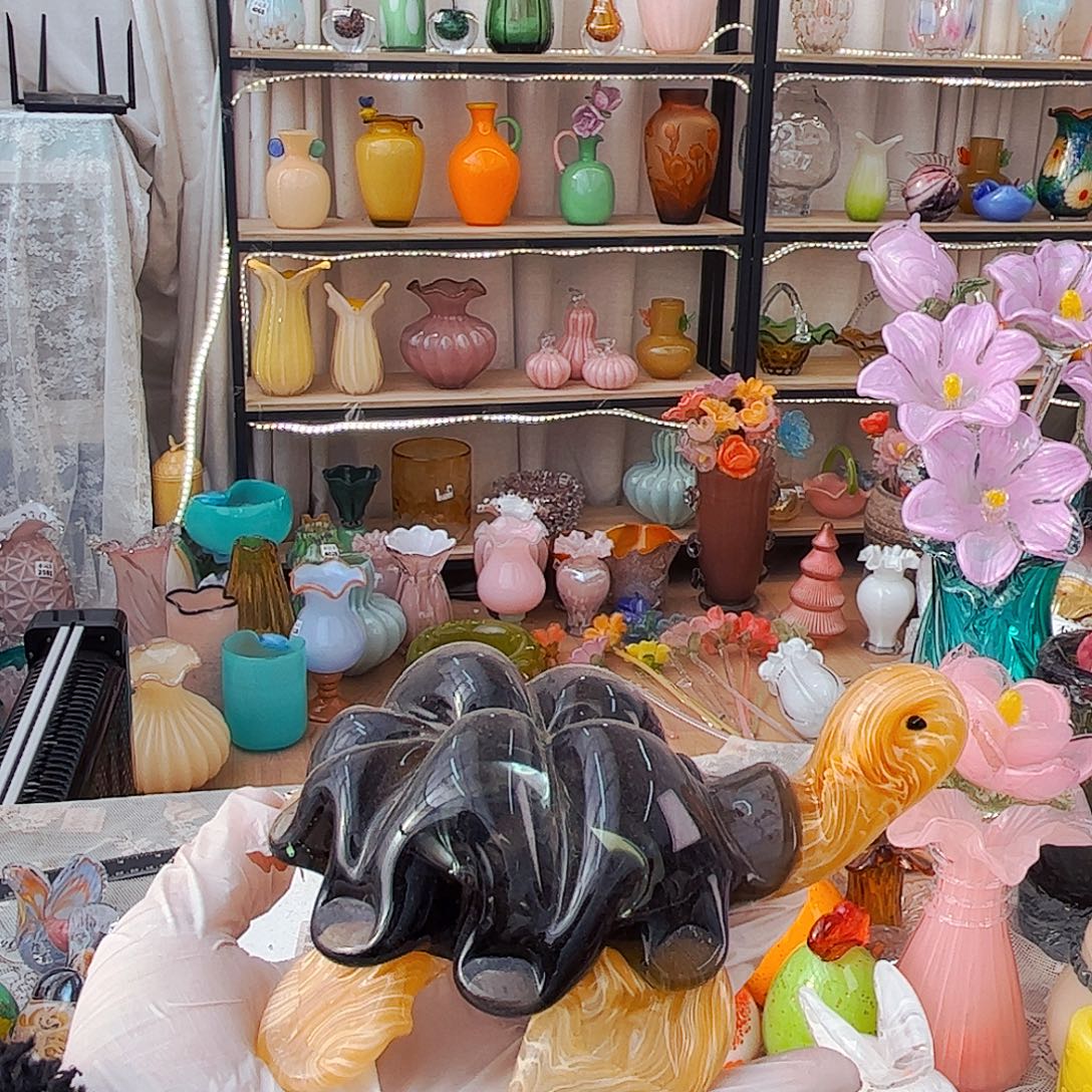 乌龟不完美家悦琉璃工艺品