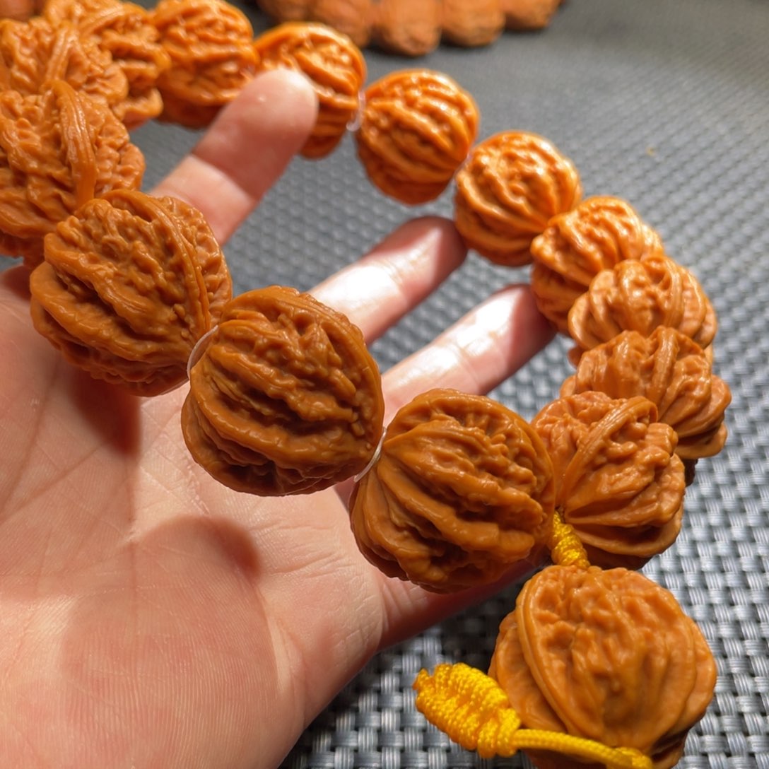 文玩核桃手串小*核桃