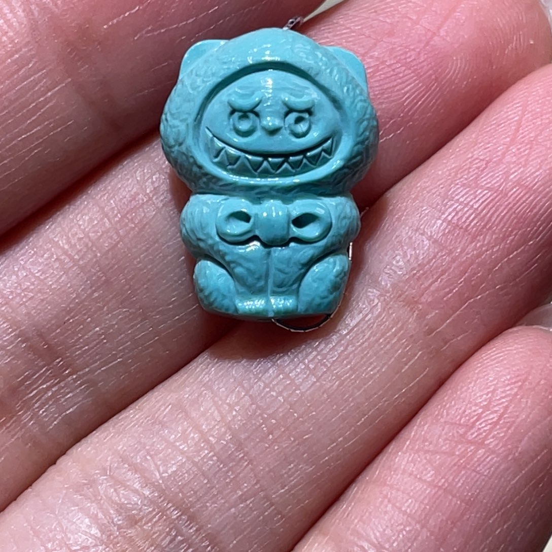 绿松石未镶嵌雕刻件