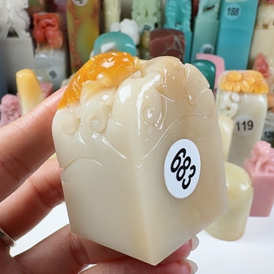 寿山石印石璐*印石章料…..