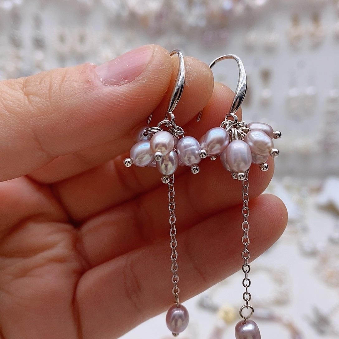 淡水珍珠耳饰未镶嵌