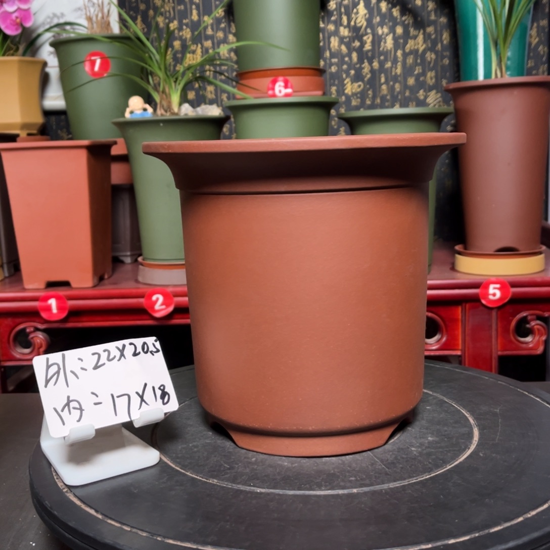 紫砂花盆紫砂花盆