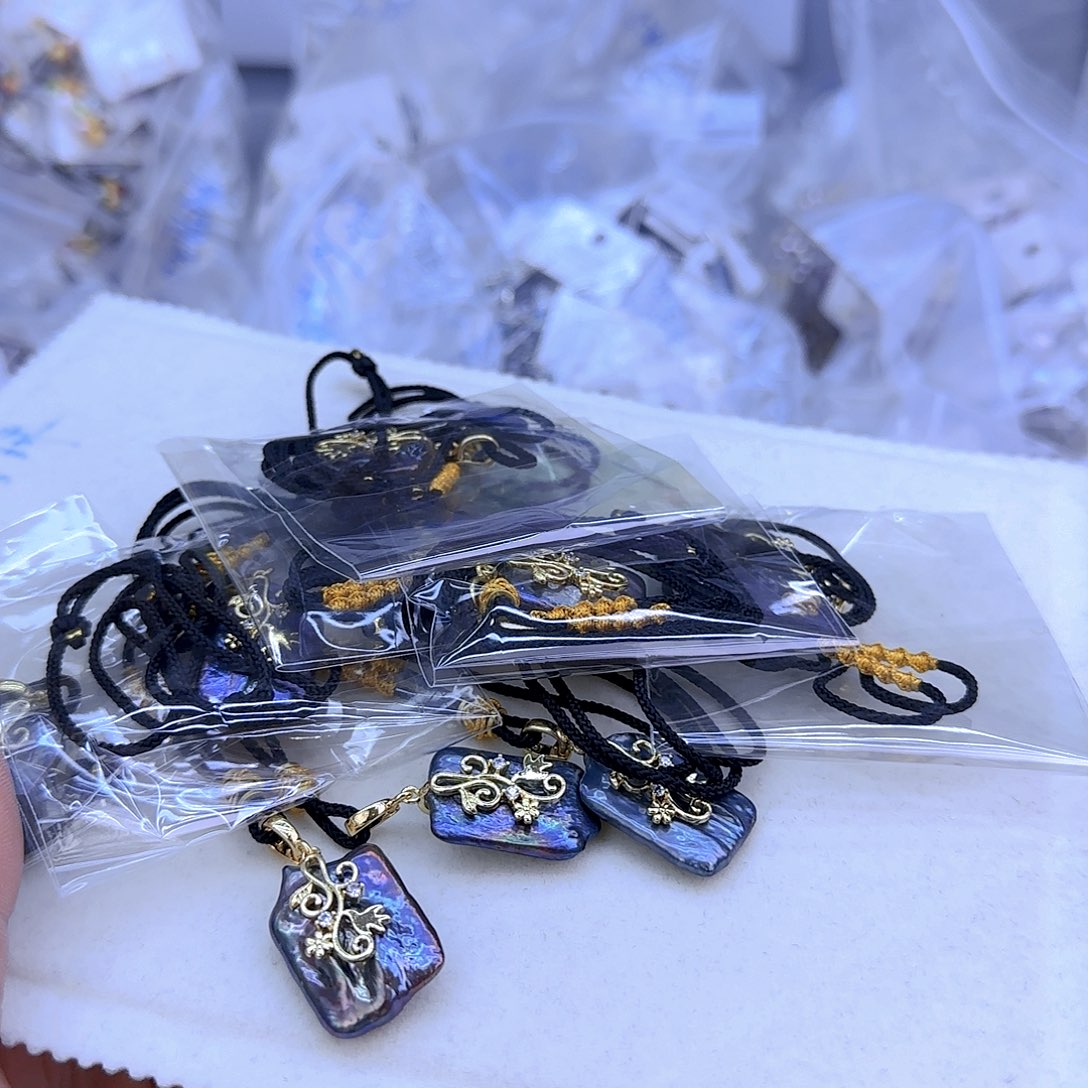 未镶嵌项链定制多样性发货发其一49淡水珍珠