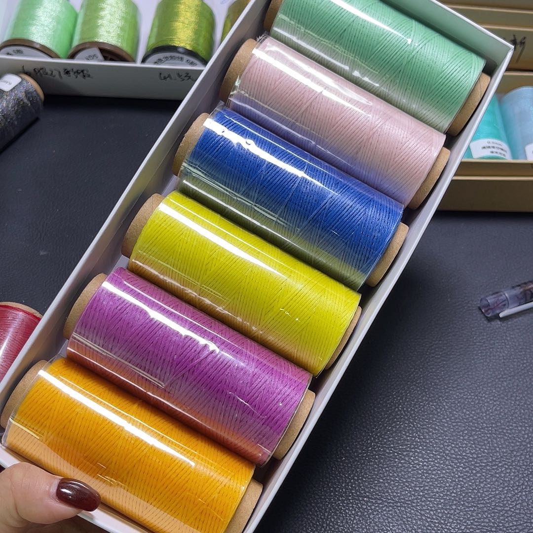 0.8扁蜡彩虹色系6卷110米