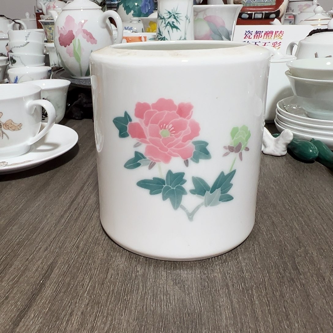 醴陵高温老厂瓷微瑕福利无款，手绘