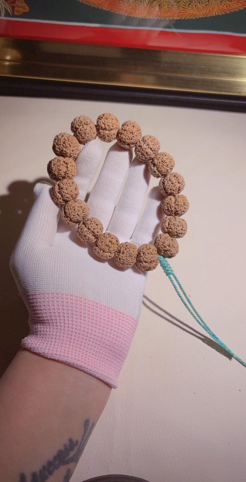 安娜产区爆肉五星蜂王铁籽大金刚手串