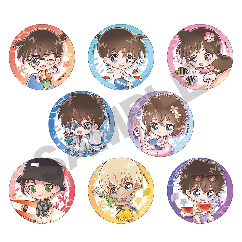 【柯南】名侦探柯南 夏日海洋泳装Q 吧唧代拆