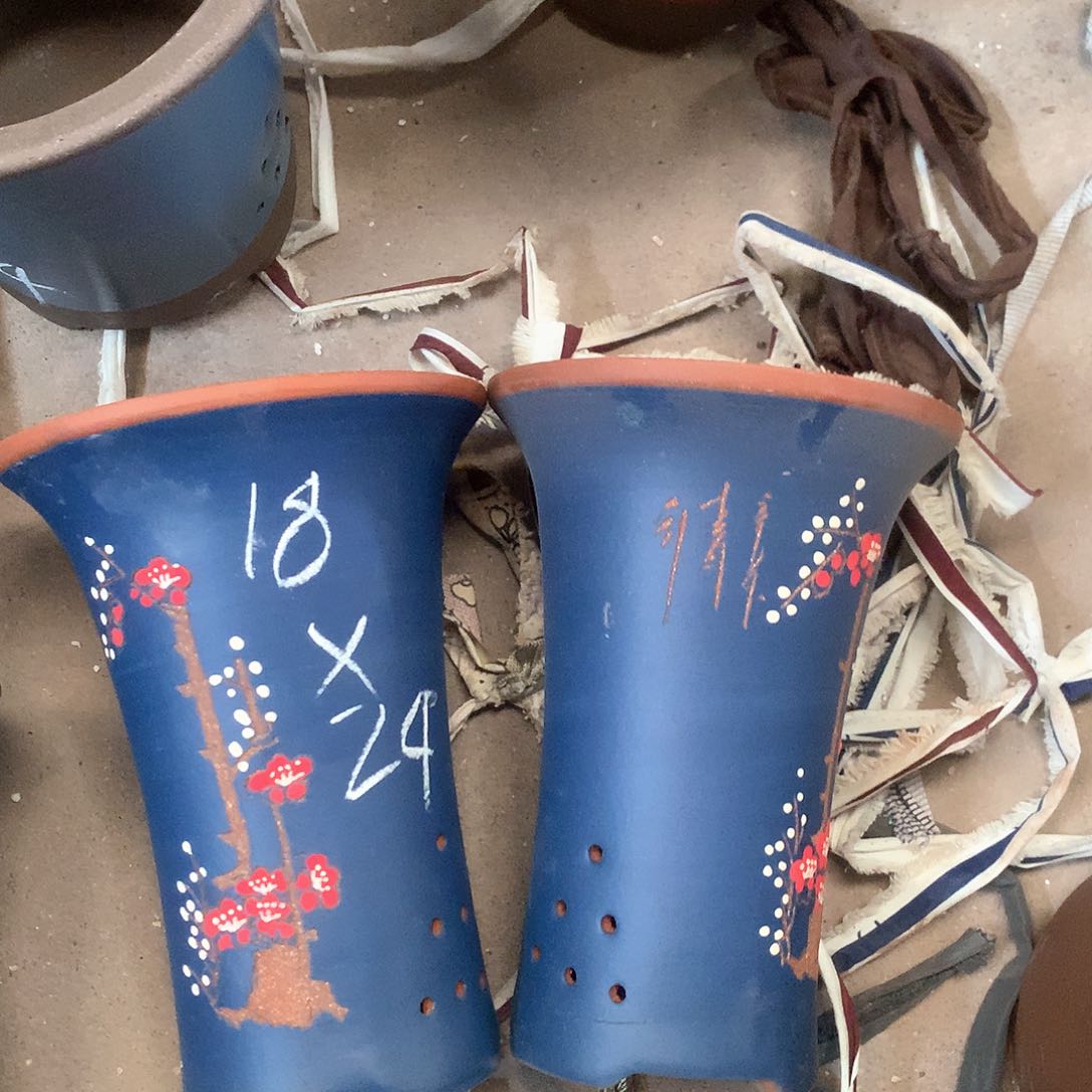 紫砂花盆紫砂花盆一对