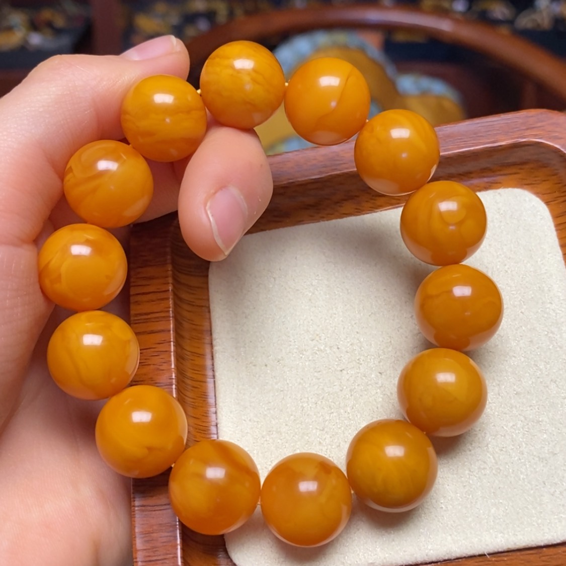 【闪购商品】蜜蜡手链未镶嵌手串