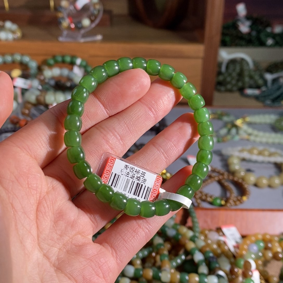 和田玉手链未镶嵌a****妮